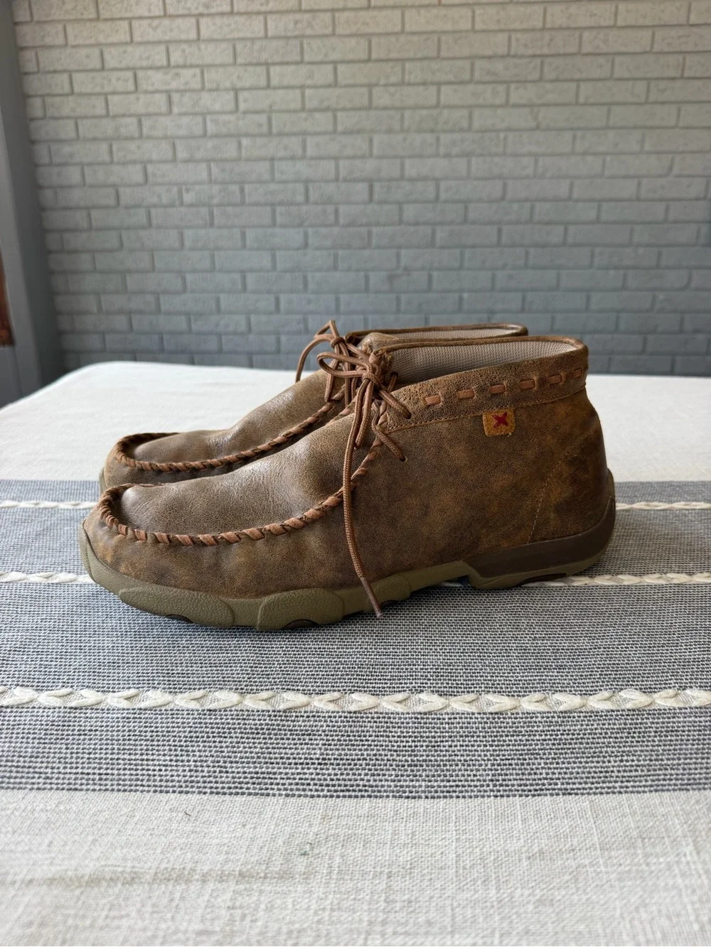 Twisted X Bomber Brown Chukka Driving Mocs Men’s Size 11